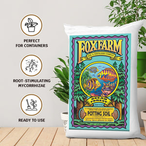 Foxfarm Ocean Forest Garden Potting Soil Bags 6.3-6.8 pH, 1.5 Cu Ft (2 Pack)