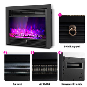 28.5" Recessed Electric Fireplace