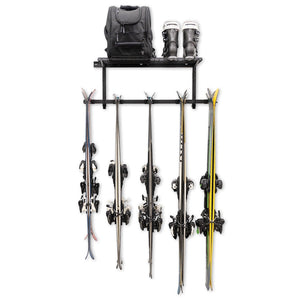 Solitude Ski Wire Shelf | Adjustable Wall Storage System | Holds 10 Pairs of Skis