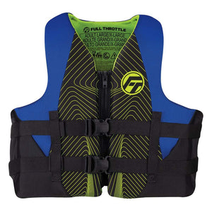 Full Throttle Adult Rapid-Dry Life Jacket - 2XL/4XL - Blue/Black - TRAPSKI