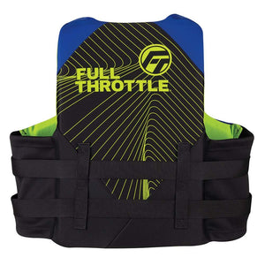 Full Throttle Adult Rapid-Dry Life Jacket - S/M - Blue/Black - TRAPSKI