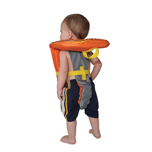 Full Throttle Baby-Safe Vest - Infant to 30lbs - Orange/Grey - TRAPSKI