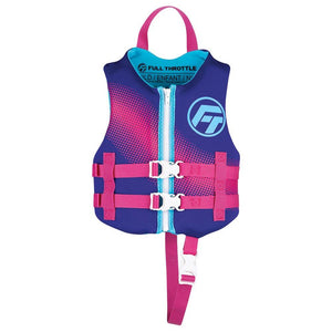 Full Throttle Child Rapid-Dry Life Jacket -Purple - TRAPSKI