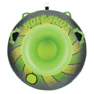 Full Throttle Hole Shot Towable Tube - 1 Rider - Green - TRAPSKI