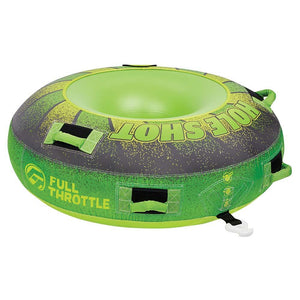 Full Throttle Hole Shot Towable Tube - 1 Rider - Green - TRAPSKI