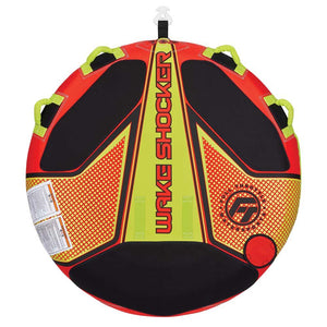 Full Throttle Wake Shocker Towable Tube - 2 Rider - Red - TRAPSKI