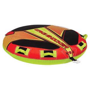 Full Throttle Wake Shocker Towable Tube - 2 Rider - Red - TRAPSKI