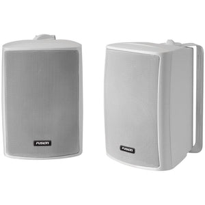 Fusion 4" Compact Marine Box Speakers - (Pair) White - TRAPSKI