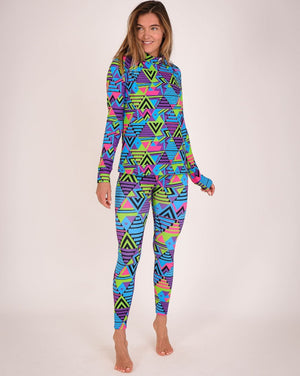 Future Shock Women's Neon Base Layer Top - TRAPSKI