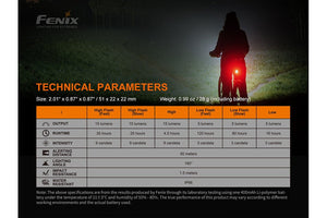 Fenix BC05R V2.0 Rechargeable Bicycle Tail Light
