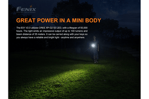 Fenix E01 V2.0 AAA LED Flashlight