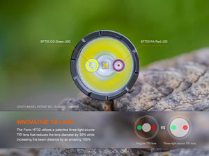 Fenix HT32 Hunting Flashlight with Red & Green Output