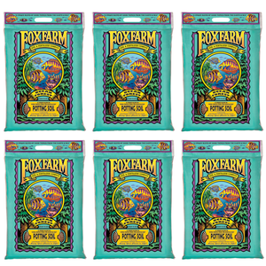 Foxfarm FX14053 Ocean Forest Organic Garden Potting Soil Mix 12 Quarts (6 Pack)