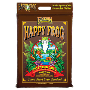 FoxFarm Happy Frog Nutrient Rapid Growth Garden Potting Soil, 12 quart (4 Pack)