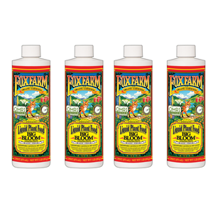 FoxFarm FX14091 Big Bloom Liquid Concentrate Organic Plant Food, 1 Pint (4 Pack)