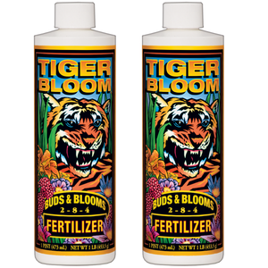 FoxFarm FX14093 Tiger Bloom Liquid Concentrate Plant Fertilizer, 1 Pint (2 Pack) - TRAPSKI