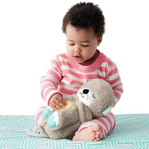 Fisher Price FXC66 Infant Baby Plush Bedtime Musical Soothe 'n Snuggle Otter - TRAPSKI