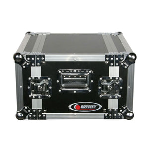 Odyssey FZER6 Adjustable 6U Pro Fight Zone Series Effects Rack Case with 6 Racks