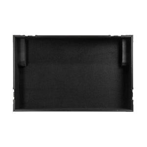 Odyssey Pioneer Flight Case with 1U Rack Space Glide Platform and Wheels, Black