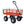 Heavy Duty Steel Garden Cart with Mesh Sides - Dark Green, Red, Yellow