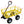 Heavy Duty Steel Garden Cart with Mesh Sides - Dark Green, Red, Yellow