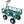 Heavy Duty Steel Garden Cart with Mesh Sides - Dark Green, Red, Yellow