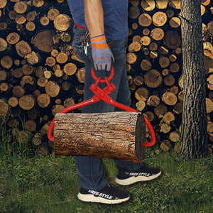 Red Durable Log Lifting Tongs with O-Ring