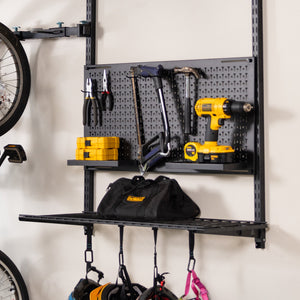 G-Storage Pro | Adjustable Wall Storage System | Holds 500 lbs