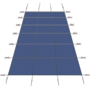 16 x 32 Ft Rectangle Inground Pool Safety Cover with Full Hardware Kit – Blue or Dark Green