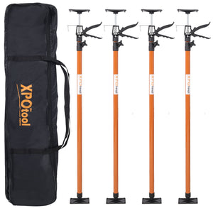 Adjustable Support Pole System with Non-Slip Pads and Carry Bag - Multiple Colors