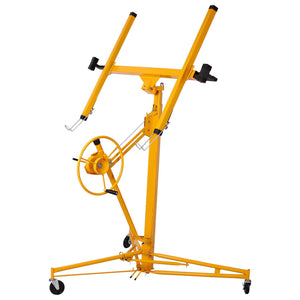 Heavy Duty Drywall Lift Panel Hoist with Adjustable Height - Yellow, Black, or Red