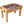 Hurricane Foosball Table with Steel and Wood Construction - Yellow, Black, or Light Brown
