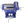 Industrial Quality Cross Slide Vise with Precision Control - Blue