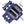 Industrial Quality Cross Slide Vise with Precision Control - Blue