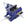 Industrial Quality Cross Slide Vise with Precision Control - Blue