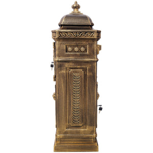 Large-Capacity Mailbox with Vintage Roman Column Design - Available in 4 Colors