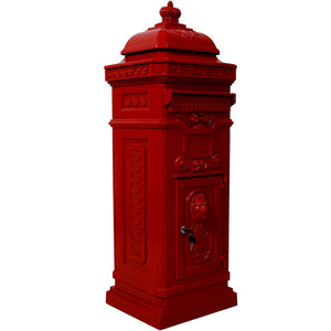Large-Capacity Mailbox with Vintage Roman Column Design - Available in 4 Colors