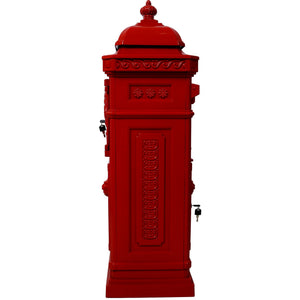 Large-Capacity Mailbox with Vintage Roman Column Design - Available in 4 Colors