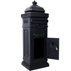 Large-Capacity Mailbox with Vintage Roman Column Design - Available in 4 Colors