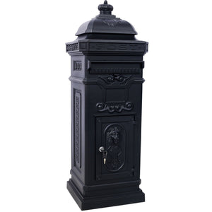 Large-Capacity Mailbox with Vintage Roman Column Design - Available in 4 Colors