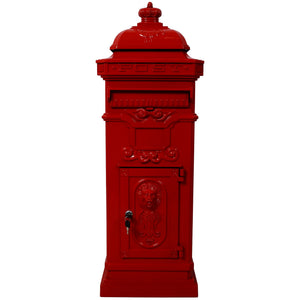 Large-Capacity Mailbox with Vintage Roman Column Design - Available in 4 Colors