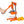 Manual Hand Press Citrus Juicer with Cast Iron Construction - Orange or Dark Gray