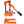 Manual Hand Press Citrus Juicer with Cast Iron Construction - Orange or Dark Gray