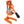 Manual Hand Press Citrus Juicer with Cast Iron Construction - Orange or Dark Gray