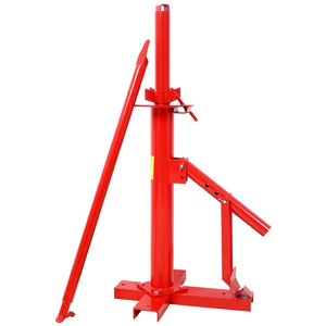 Portable Manual Tire Changer Tool with Adjustable Bead Breaker - Steel