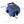 Reversible 12V Electric Trailer Winch with Synthetic Rope - Blue