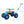 Rolling Garden Scooter Cart Seat with 360 Swivel and Tool Tray - Light Blue, Green, or Red