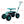 Rolling Garden Scooter Cart Seat with 360 Swivel and Tool Tray - Light Blue, Green, or Red