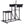 Foldable Shooting Bench with Adjustable Height Table