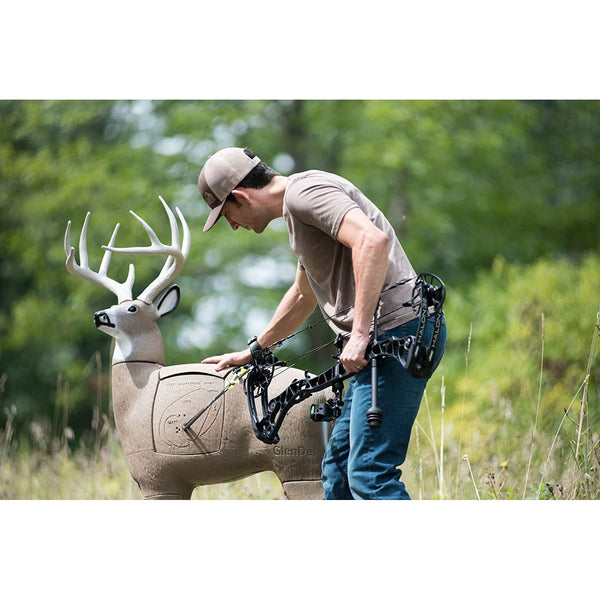 GlenDel 3D Archery Lifelike Pre Rut Buck Target with Replaceable Vitals Insert